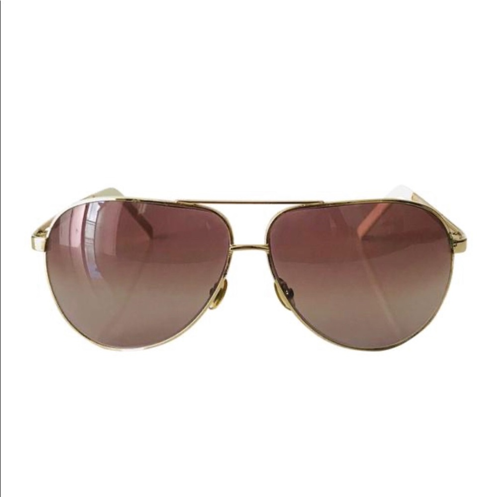 GUCCI Gold Aviator Sunglasses 100% AUTHENTIC